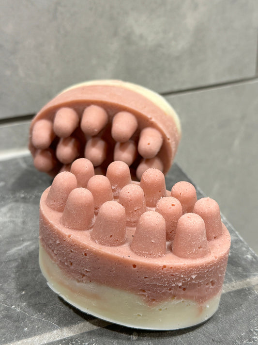 Handmade natural Lavender massage soap bar