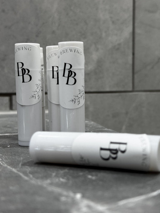 natural handmade lavender and vanilla infused lip balm